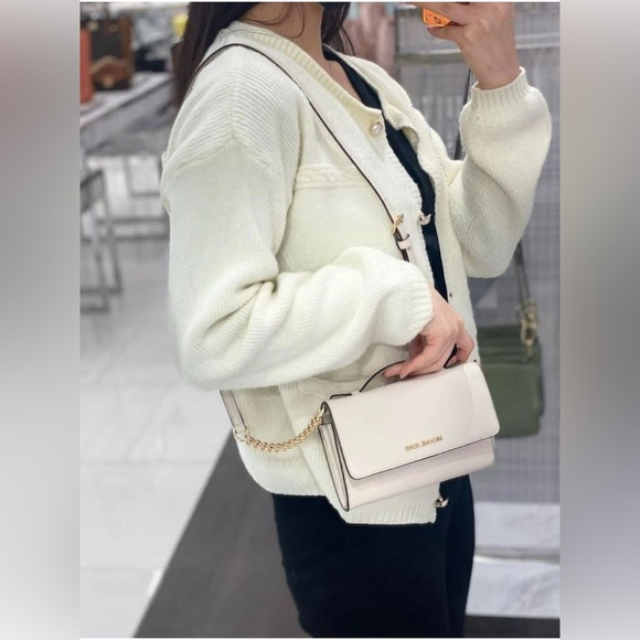 Michael Kors Handbags - Michael Kors Cream Crossbody Bag